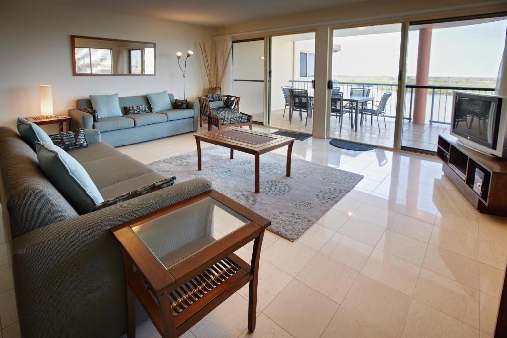 On The River Apartments Maroochydore Rom bilde